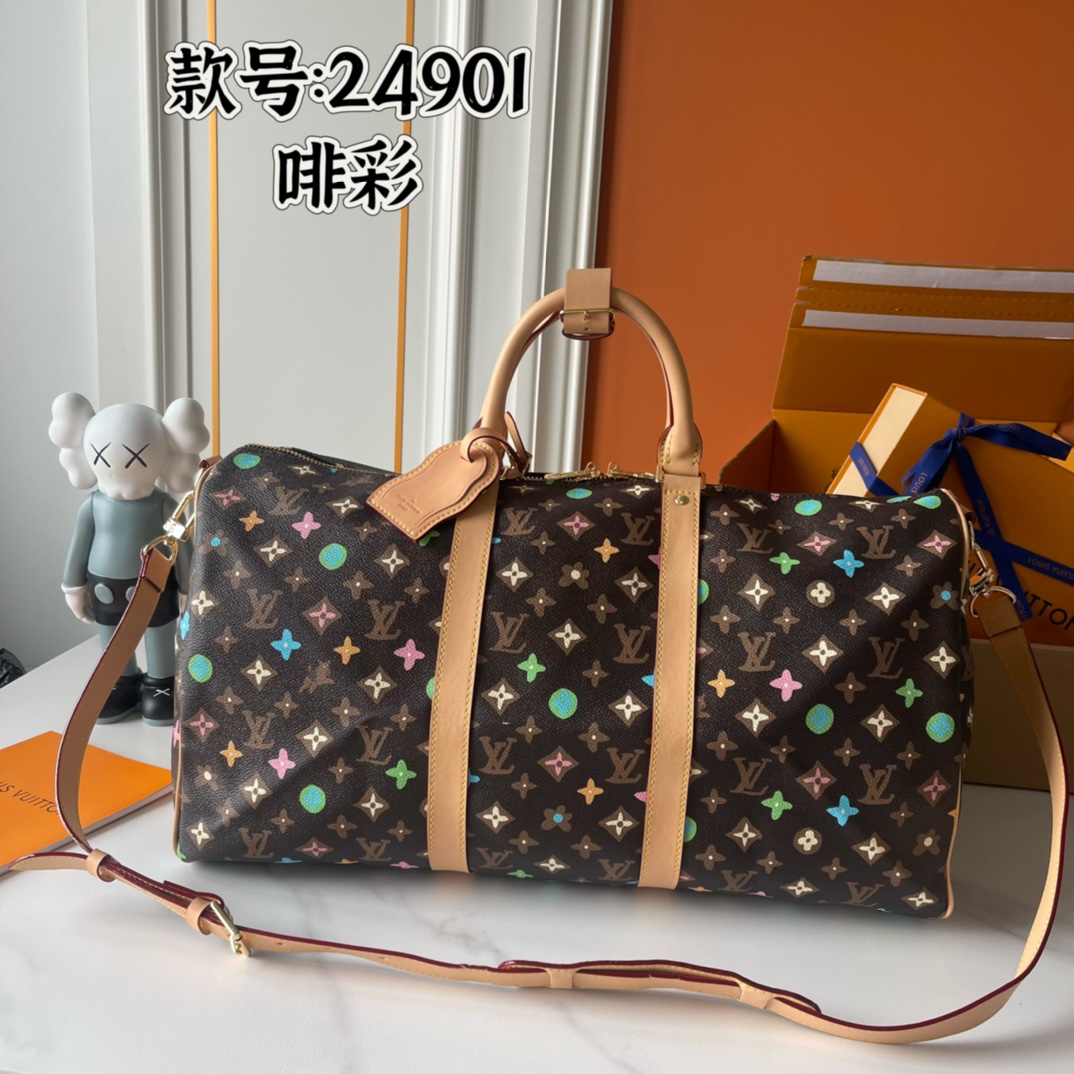 2色ルイヴィトンスーパーコピー後払い YK Keepall 50  M24901 M24233 LVバッグN品国内発送代引き対応人気サイト